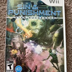 Sin and Punishment Star Successor (Nintendo Wii) Complete In Box CIB