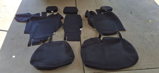 2012-2016 Honda CR-V - Black  Back Seat Covers Neoprene Set