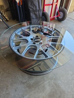 BBS Wheel Coffee Table