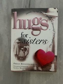 Hugs For Sisters Hardcover Book-New