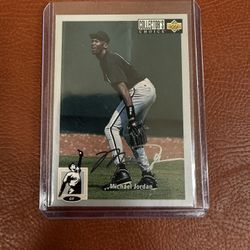 1994-95 Upper Deck Collector's Choice - Michael Jordan #23 Silver Foil Signature