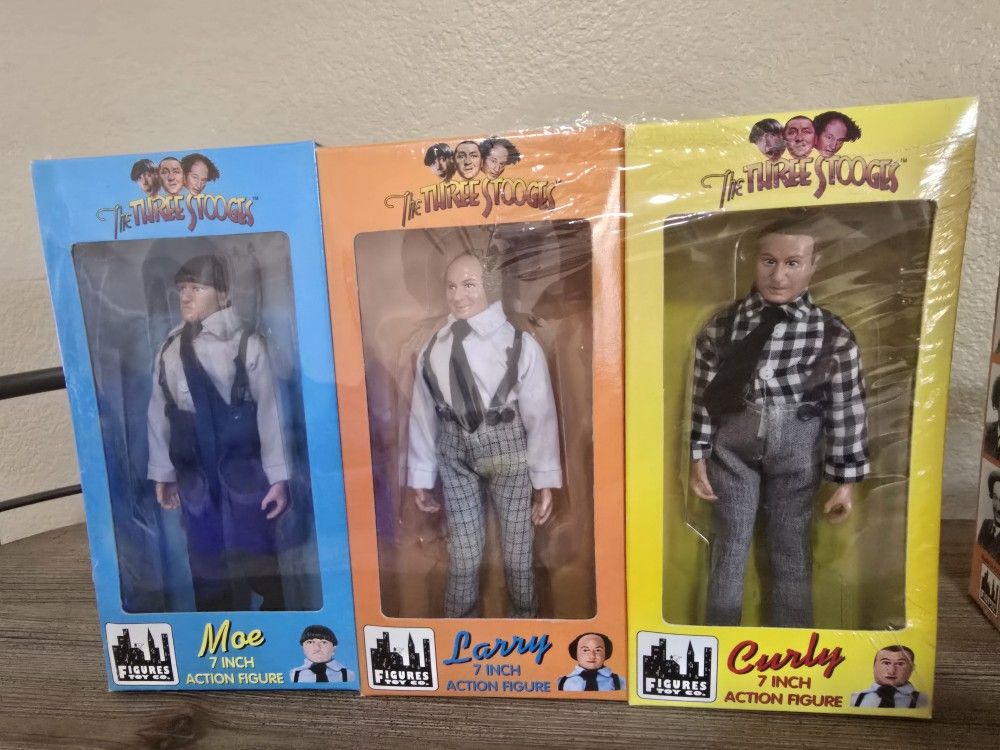 Three Stooges Action Figures 