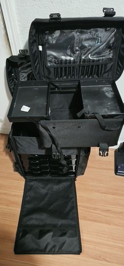 Pro Rolling Makeup Case with Drawers