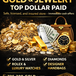We Buy Gold, Silver, Rolex, Jewelry & Coins – Top Dollar Paid 💰 Las Vegas
