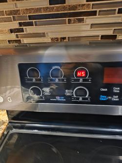 LG touch screen electric oven
