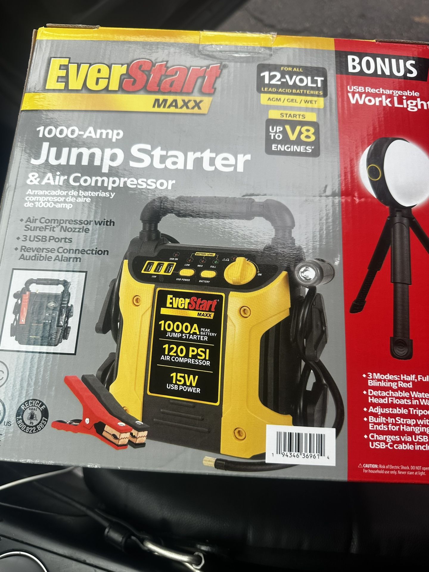 Jump Starter & Air Compressor