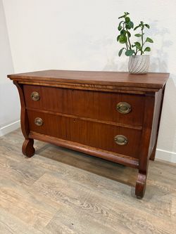 TASTEFUL dresser - generous two drawers - empire style - commode - antique - delivery available