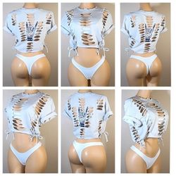 Custom  PUNK Crop Top