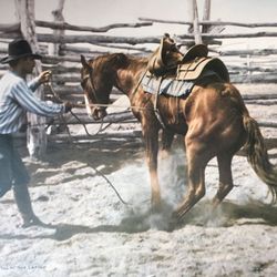 Western art. LA Huffman