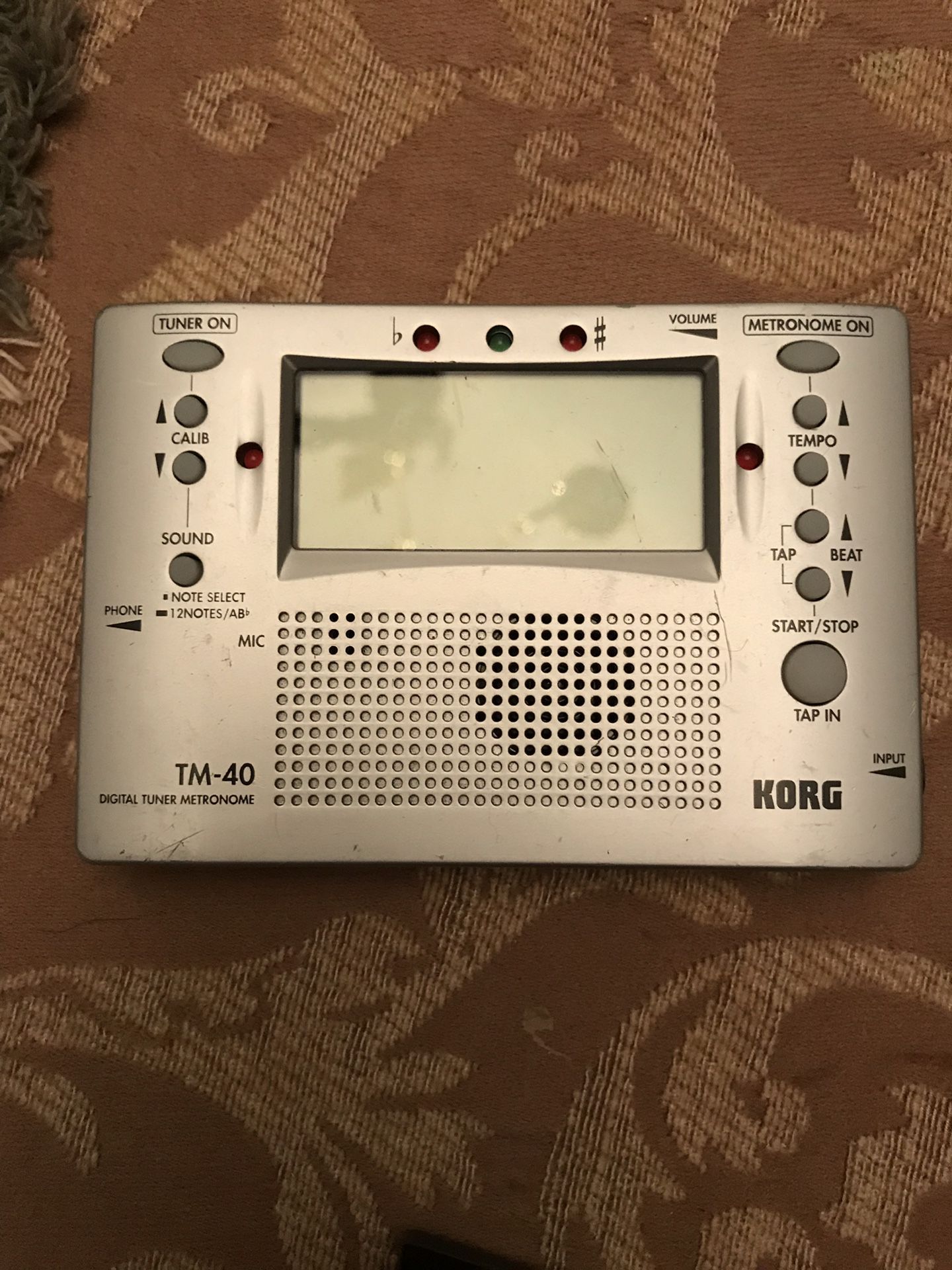Tuner/metronome