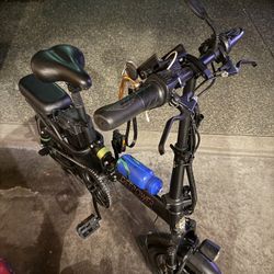 Folding Electric E-Bike – 48V Battery, Dual Suspension, Ready to Ride