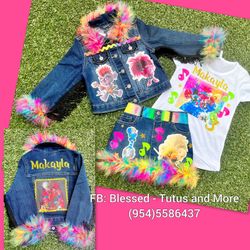 Trolls Denim Set - Trolls Jeans - Trolls Outfit READ DETAILS (LEER DETALLES)
