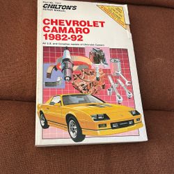 Chilton’s Chevrolet Camaro 1982-92