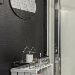 White Rustic Crate Stand $10