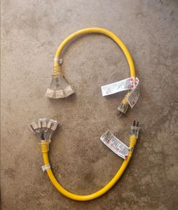 3 outlet extension cord splitter