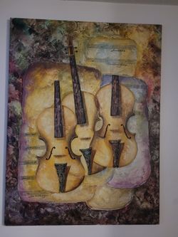 Large vintage painting