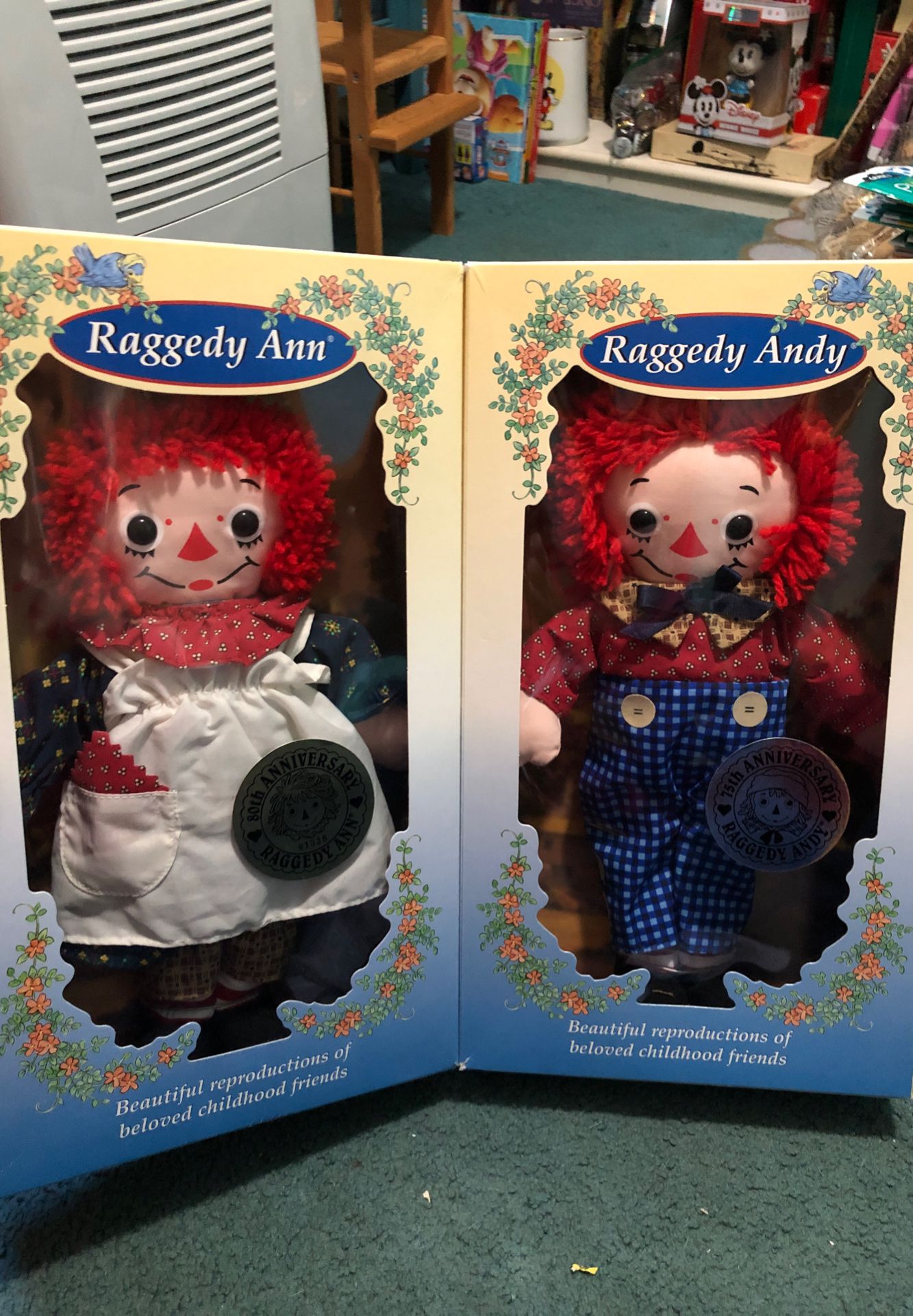 Collectible Raggedy Ann & Andy Dolls 1996