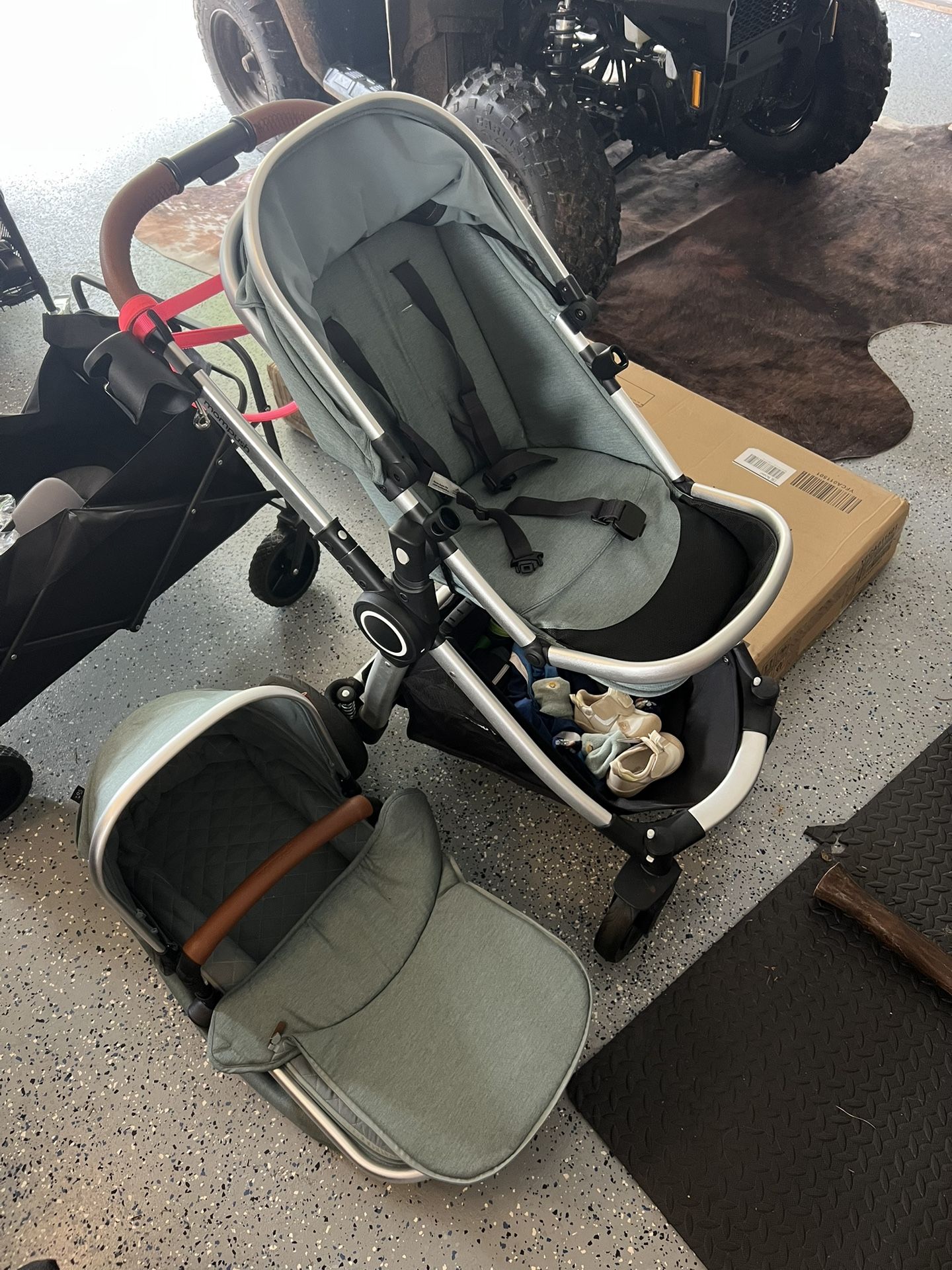 Stroller 2 In 1 Newborn Infant + Toddler 