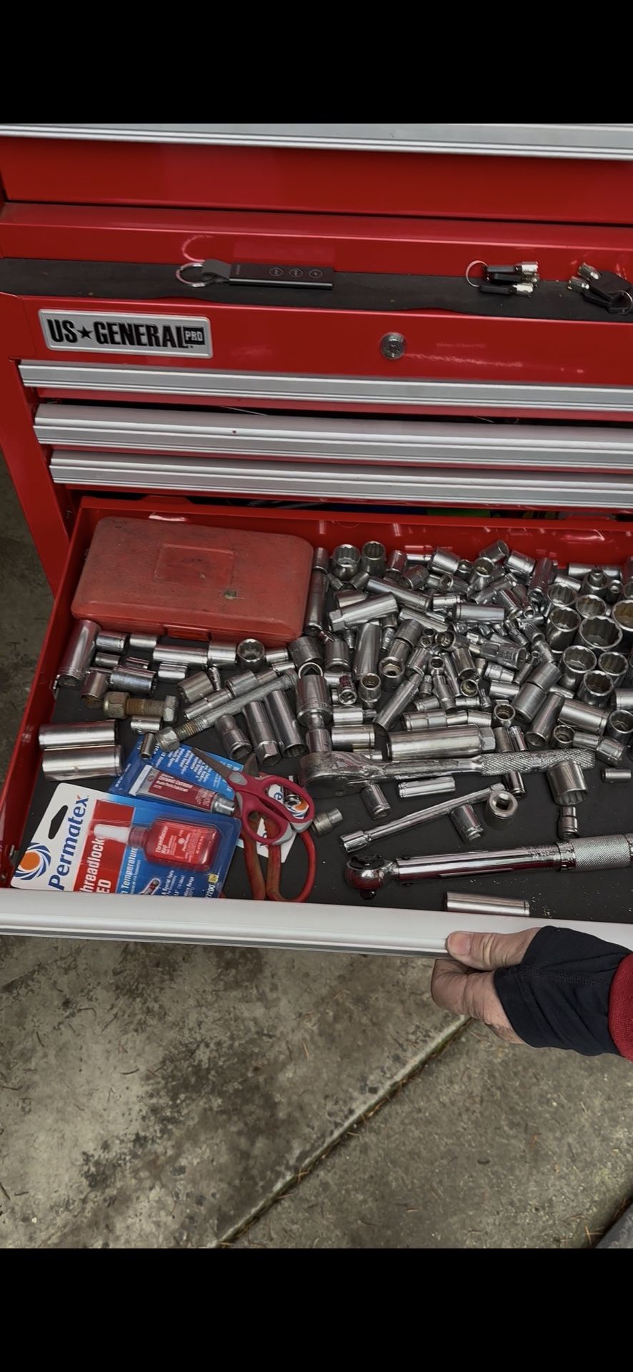 Tool Box With Tools