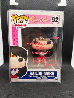 Funko POP! Sailor Mars #92 Signed by Katie Griffin – Autographed