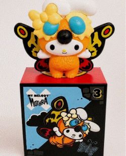 Hello Kitty Godzilla Mothra Figure #3