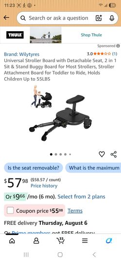 Universal Stroller Board 2in1