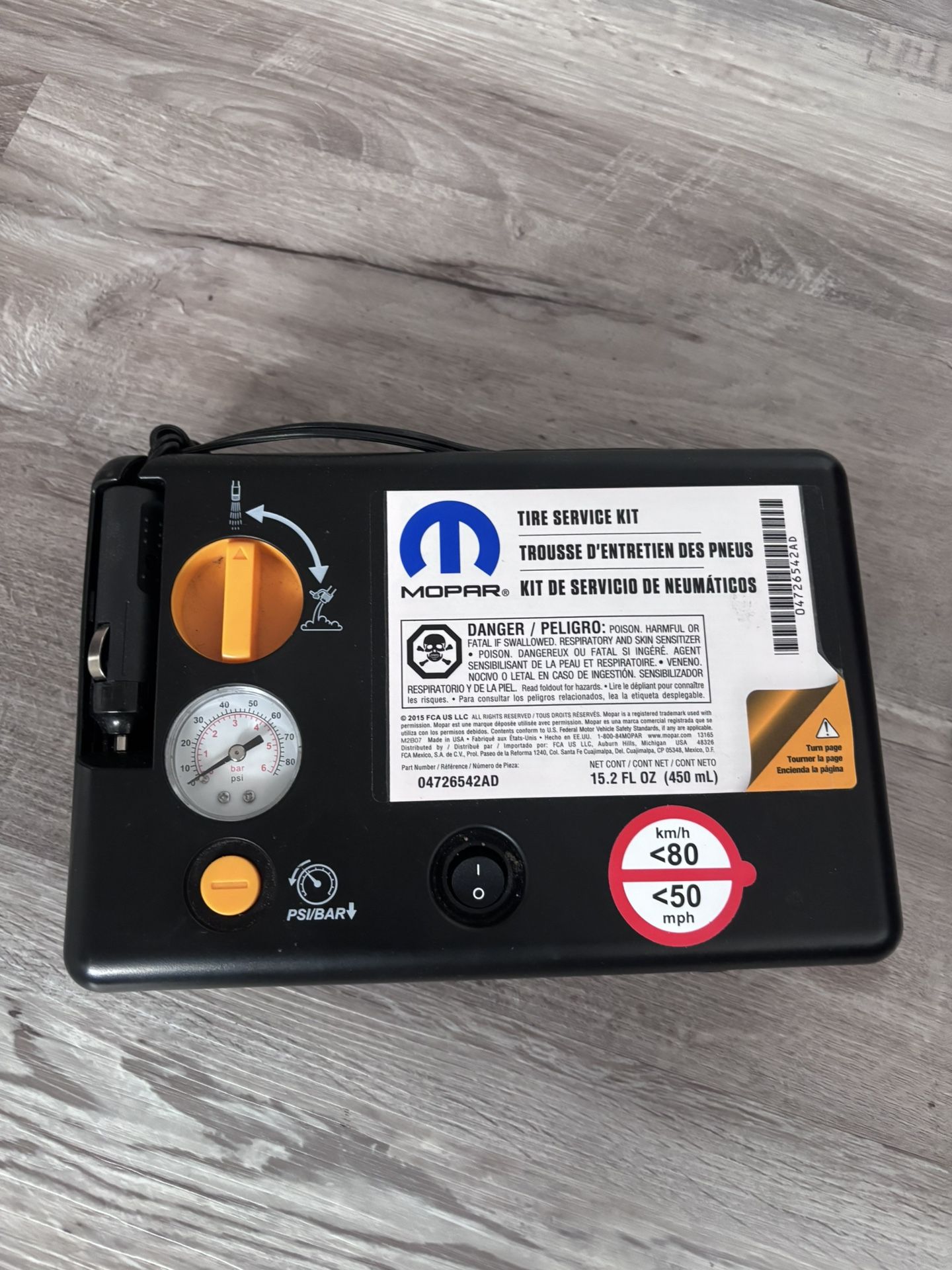 Mopar Tire service Kit