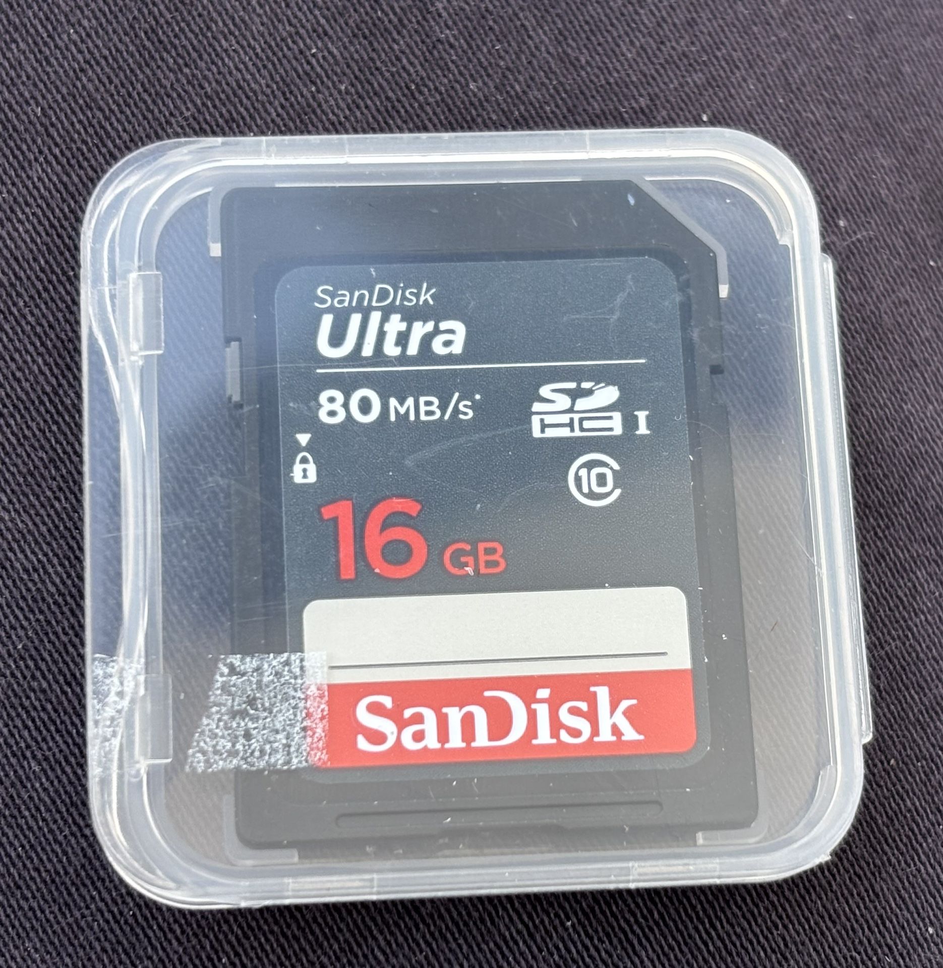 Memory card 16 GB. New.