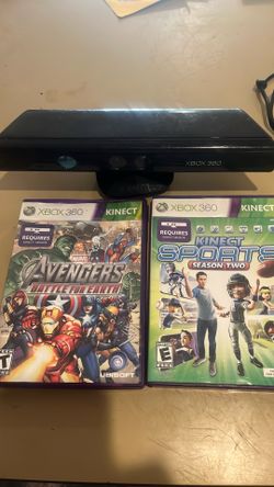 Xbox 360 Kinect w games