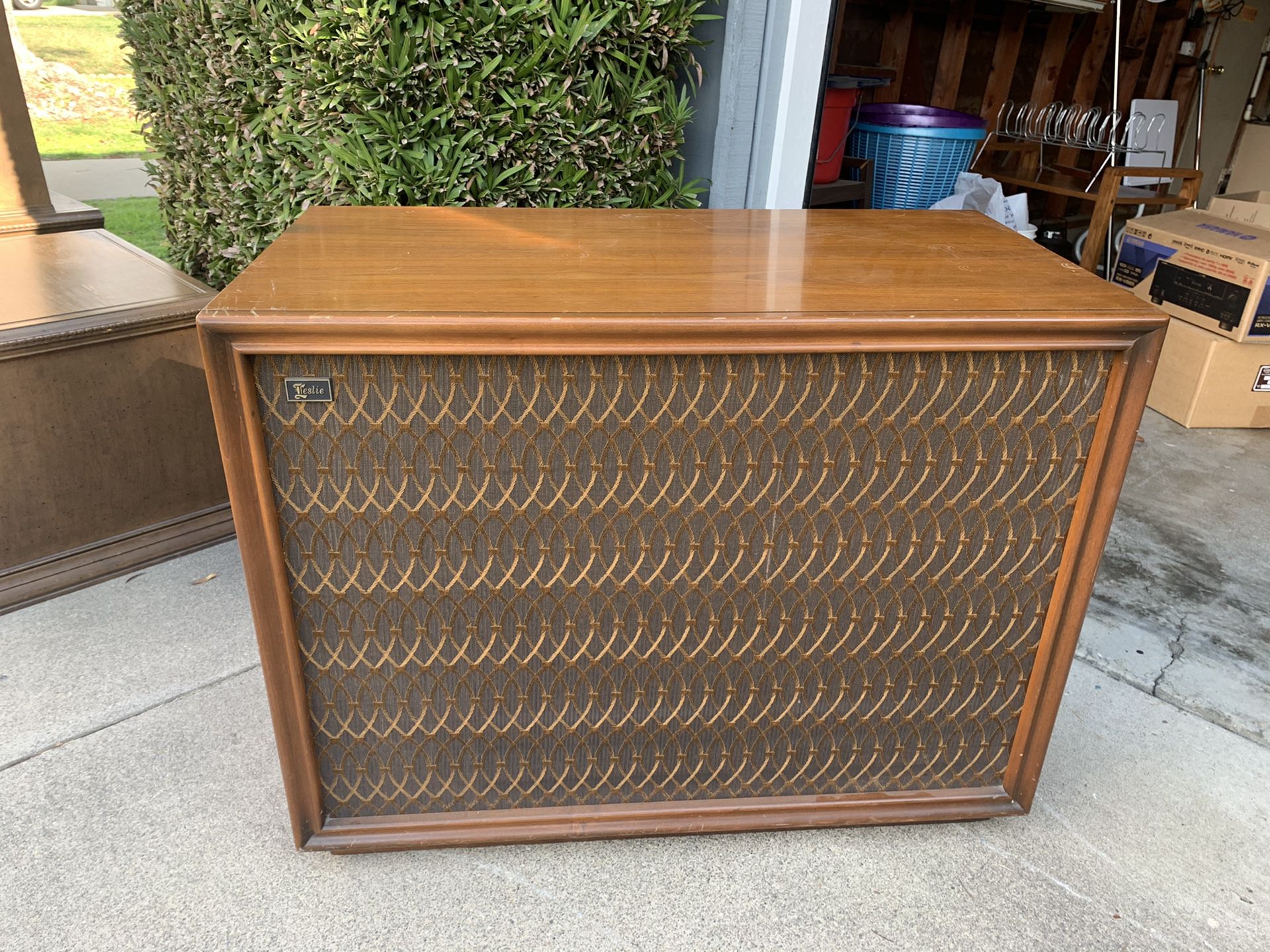 Vintage Leslie speaker/antique original furniture item
