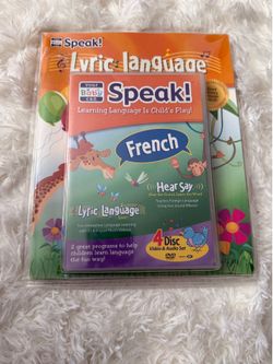 French speak! Your baby can video & audio set