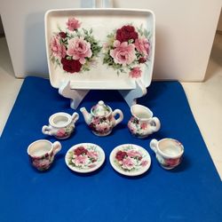 Vintage Rare Royal Doulton British Airways Fine Bone China Child’s Doll Tea Set