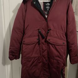 snow coat Hollister 