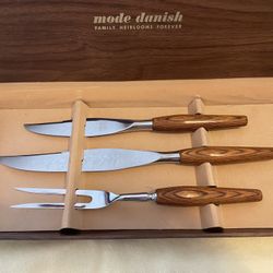 1960s Mode Danish Carving Set- New 