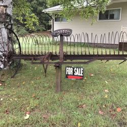 Vintage Horse Drawn Hay Rake 