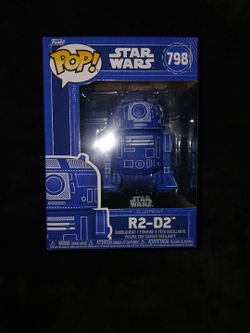 FUNKO Pop! STAR WARS R2-D2 BLUEPRINT 2025 #798 With PROTECTOR
