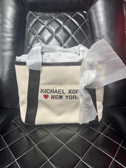 Michael Kors New York Canvas Tote Bag