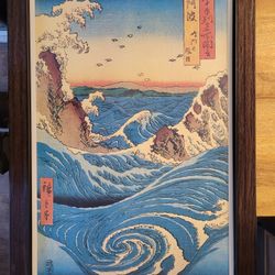 Navarro Rapids - Gallery/Exhibit Framed & Matted (41" x 29")