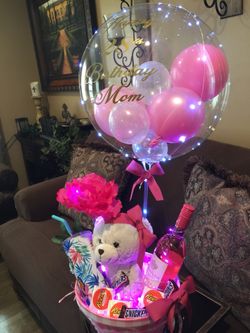 Girl birthday basket