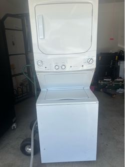 GE Stackable Washer & Electric Dryer