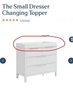 Nurture& Changing Topper for Small Dresser (NEW)
