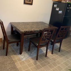 Dining Room Table And 3 Chairs 