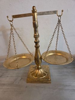Vintage metal scale