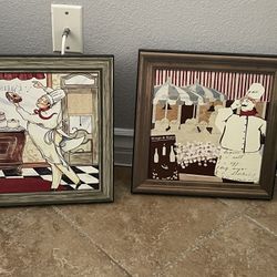 Pizza, man, chef decor