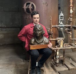 1960s Lady Bust Sculpture 