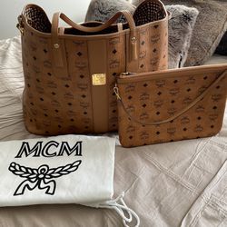 *NEW* MCM Large Liz Reversible Shopper Tote Retails $775 Plus Tax. Asking Only $650!
