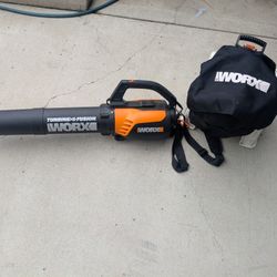Workx turbine fusion leaf blower mulcher and vacuum new 120 sale $50