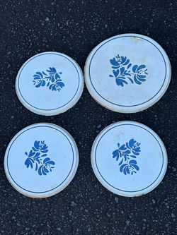Vintage Pfaltzgraff Yorktowne Burner Covers