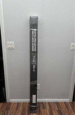 NEW SEALED TITAN TNS-72 72” 16:9 Manual Pull Down Projector Screen Self Lock