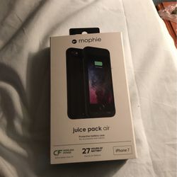 Mophie Juice Pack Air Wireless Charging Battery Case for iPhone 7 Black